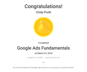 google certified ads fundamentals