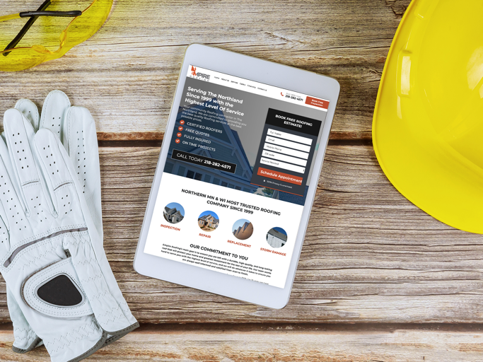 roofer website dev